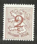 Stamps Belgium -  Leon eraldico