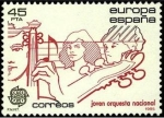 Sellos de Europa - Espa�a -  ESPAÑA 1985 2789 Sello Nuevo Europa CEPT Musica Joven Orquesta Nacional Yvert2672 Scott2407