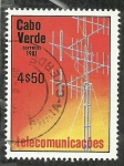 Stamps Africa - Cape Verde -  Telecomunicaçoes