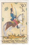 Stamps Europe - Czechoslovakia -  jinete a caballo