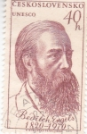 Stamps Europe - Czechoslovakia -  UNESCO- BEDRICH ENGELS 