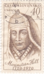 Stamps Europe - Czechoslovakia -  UNESCO- MAXIMILIÁN HELL