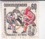 Stamps Czechoslovakia -  CAMPEONATO HOCHEY PRAHA