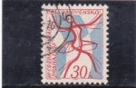 Stamps Czechoslovakia -  Spartakiada 