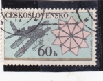 Stamps Czechoslovakia -  avioneta