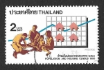 Stamps Thailand -  1337 - Censo de Población y Vivienda de 1990