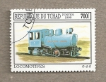 Stamps : Africa : Chad :  Locomotora