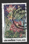 Sellos de Asia - Tailandia -  1392 - Flores de Loto
