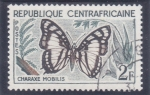 Stamps : Africa : Central_African_Republic :  Mariposa