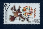 Stamps : Europe : Spain :  Adhecion de Potugal y España a la   C:E:E:l   