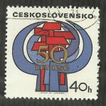 Sellos de Europa - Checoslovaquia -  Let Ksc