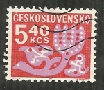 Stamps : Europe : Czechoslovakia :  Flor