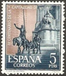 Stamps Spain -  1393 - IV centº. de la capitalidad de madrid
