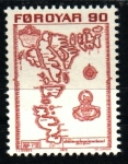 Stamps Denmark -  serie- Mapas antiguos I. Feroe