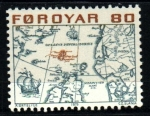 Sellos de Europa - Dinamarca -  serie- Mapas antiguos I. Feroe