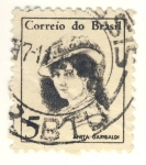 Stamps America - Brazil -  Anita Garibaldi