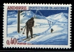 Sellos de Europa - Andorra -  Deportes de invierno