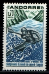 Stamps Andorra -  Camp. canoa-kayak
