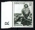 Stamps Denmark -  serie- Pesca en Feroes