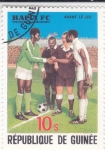 Stamps Guinea -  FUTBOL CLUB HAFIA antes del juego 
