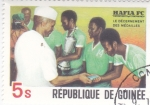 Sellos del Mundo : Africa : Guinea : FUTBOL CLUB HAFIA entrega de las medallas 