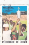 Sellos del Mundo : Africa : Guinea : FUTBOL CLUB HAFIA- entrega de la copa