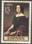 Stamps Spain -  2436 - federico madrazo, gertrudis gomez de avellaneda