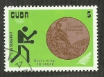 Stamps : America : Cuba :  XX Olimpiadas Munich-72 - Boxeo 51Kg.