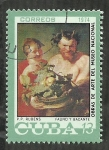 Stamps Cuba -  Fauno y Bacante - P.P.Rubens