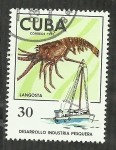 Sellos de America - Cuba -  Langosta