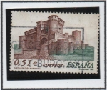 Stamps Spain -  Castillo d' Cuellar