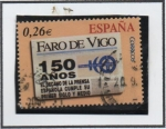 Stamps Spain -  150 Años d' Faro d' Vigo
