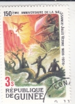 Sellos de Africa - Guinea -  150 Aniversario nacimiento Julio Verne