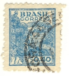 Stamps Brazil -  trigo