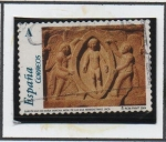 Stamps Spain -  El Románico Aragonés: Detalle d' Sarcófago d' Doña Sancha