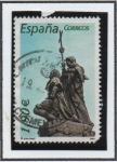 Stamps Spain -  Munumento a Cristóbal Colon, Valladolid