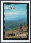 Sellos de Europa - Espa�a -  Al Filo d' l' Imposible: Bici d' montaña