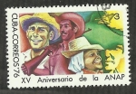 Sellos de America - Cuba -  XV Aniversario de la Anap