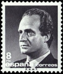 Stamps : Europe : Spain :  ESPAÑA 1985 2797 Sello Nuevo Serie Básica Rey D. Juan Carlos I Efigie 8 pts c/s charnela Michel2680
