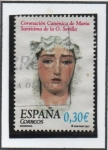 Stamps Spain -  Maria Santisima d' l' O 