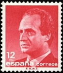 Stamps Spain -  ESPAÑA 1985 2798 Sello Nuevo Serie Básica Rey D. Juan Carlos I Efigie 12 pts c/s charnela Michel2681