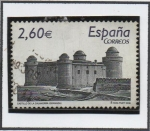 Stamps Spain -  Castillo d' l' Calahorra