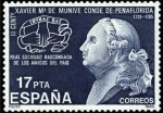 Stamps Spain -  ESPAÑA 1985 2824 Sello Nuevo Cent. M. Xavier Mª  Munive Conde de Peñaflorida Yvert2443
