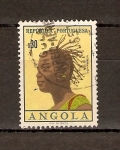 Stamps : Africa : Gabon :  MUCHACHA  DE  ANGOLA