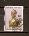 Stamps Angola -  MUCHACHA  DE  ANGOLA
