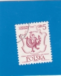 Stamps Poland -  Escudo de Armas de Varsovia, siglo XVII.