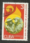 Stamps Cuba -  XX Aniversario del triunfo de la Revolucion