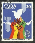 Stamps Cuba -  XXX Aniversario Consejo Mundial por la Paz