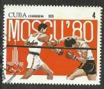 Stamps : America : Cuba :  Moscu-80
