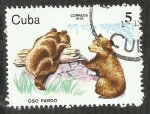 Stamps Cuba -  Oso pardo